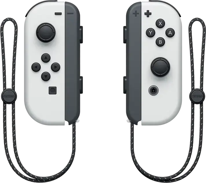 Игровая консоль Nintendo Switch OLED, экран OLED 7.0 дюймов, процессор NVIDIA Custom Tegra, память 64 ГБ, белая, с док-станцией и контроллерами Joy-Con