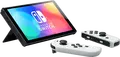 Consola de Jocuri Nintendo Switch OLED, Ecran OLED de 7.0 inch, Procesor NVIDIA Custom Tegra, Stocare 64 GB, Albă, cu Dock și Controlere Joy-Con