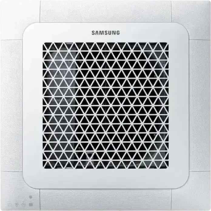 Samsung AC071RN4DKG WindFree Ceiling Cassette 4-Way Air Conditioner, 7.1kW Cooling, 8kW Heating, A++, R-32, White, 880x798x310mm