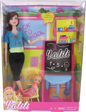 OEM Кукла-учительница YALILI с набором для игры в школу