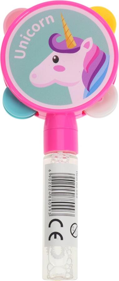 Jucarie cu Bule Bule Unicorn pentru Copii, Bagheta Circulara din Plastic cu Mai Multe Inele pentru Bule, 588MP, Certificare CE