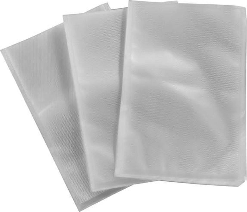 Set 20 Pungi pentru Vidat Gofrate 15x30 cm, Material PA/PE Fără BPA, Grosime 105 Microni, Rezistente la Congelare și Gătire Sous Vide, Compatibile cu Orice Aparat de Vidat cu Aspirație Externă