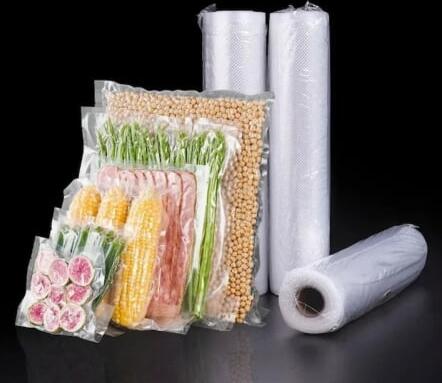 Vacuum Sealer Roll 20cm x 5m, 100 Micron Embossed PA/PE Food Grade Bag, BPA-Free, Sous Vide & Microwave Safe, Universal Fit